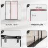 Picture of Stainless Steel Frame Glass Shower Screen, 1 Fixed 2 Sliding Panels, for Hotels and Homes