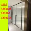 Picture of T-Shape Glass Partition, 304 Stainless Steel Pivot Door Shower Screen, Non-Standard Sizes