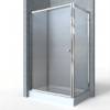 Picture of Custom Square Sliding Shower Enclosure, Ultra Quiet Double Roller, Small Bathrooms