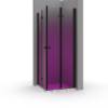 Picture of Pivot Door Bathroom Folding Shower Screen, 304 Precision Cast Fittings, Sturdy and Stable