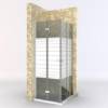 Picture of Pivot Door Bathroom Folding Shower Screen, 304 Precision Cast Fittings, Sturdy and Stable