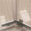 Picture of Square Pivot Hinged Glass Shower Door, Precision Cast Stainless Steel Fittings, Safety Film Glass