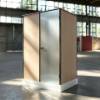 Picture of Custom Base and Partition Shower Cubicle, Lockable Hinged Glass Door and Roof, Rentals