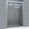 Picture of Shower Screen Hardware Set, Automotive Grade Toughened Glass, Matte Silver Aluminium Frame