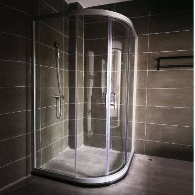 Aluminium Quadrant Shower Enclosure, Automotive Grade Toughened Glass