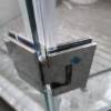 Picture of Diamond Shape Hinged Door Shower Enclosure, 304 Stainless Steel 5-Piece Hardware