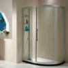 Picture of Custom Full Curved Aluminium Profile Toughened Glass Sliding Integrated Shower Enclosure