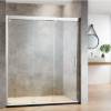 Picture of Custom 304 Curved Sliding Shower Screen, Titanium Gold, Antique Brass or Rose Gold, 8mm Glass