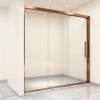 Picture of Custom Small Bathroom Shower Screen, One Fixed Two Sliding Panels, Triple Linked