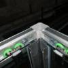 Picture of Custom Aluminium Square Double Sliding Shower Enclosure, Shatterproof Acrylic, for Caravans