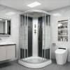Picture of Custom Quadrant Integrated Shower Room, Complete with Shower Set, Shelf and Mirror