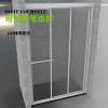 Picture of Custom Acrylic Sliding Shower Enclosure, Soft Close, Quiet, Shatter-Resistant