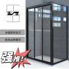 Picture of Custom Acrylic Sliding Shower Enclosure, Soft Close, Quiet, Shatter-Resistant