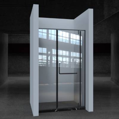 Yuzhong Customisable Tempered Glass Pivot Door Shower Screen, Wet and Dry Separation