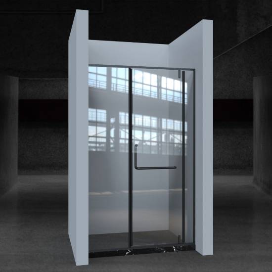 Picture of Yuzhong Customisable Tempered Glass Pivot Door Shower Screen, Wet and Dry Separation