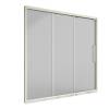 Picture of Custom Minimalist Toughened Glass Triple Linked Stainless Steel Sliding Shower Enclosure