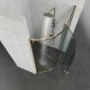 Picture of Pivot Door Shower Enclosure, Film-Coated Glass, Precision Cast Stainless Steel Fittings