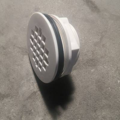 Shower Tray Waste, 90mm Outlet for D60 PVC Pipe, Tool-Free 30-Second Installation