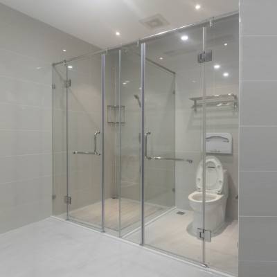 Stainless Steel Hinge Type Shower Screen, 304 Precision Cast Fittings, Easy to Install