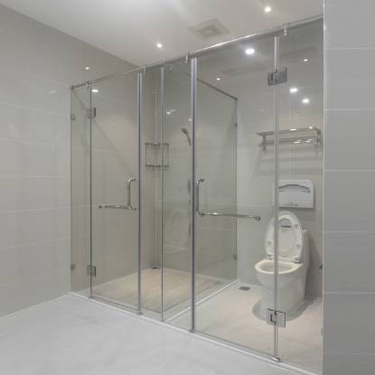 Picture of Stainless Steel Hinge Type Shower Screen, 304 Precision Cast Fittings, Easy to Install
