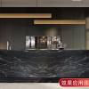 Picture of Vena Black Natural Granite for Vanity Tops, Stair Treads, Cladding and Benchtops