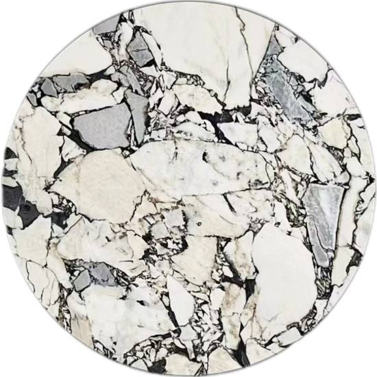 Picture of Elephant White Natural Marble for Feature Wall, Round Dining Table and Coffee Table