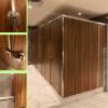 Picture of Waterproof Toilet Cubicle Partition System, Non-Absorbent Zero-Swell Compact Laminate Panels for Schools and Hospitals