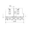 Picture of Waterproof Toilet Cubicle Partition System, Non-Absorbent Zero-Swell Compact Laminate Panels for Schools and Hospitals