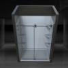 Picture of Custom Frameless Inline Shower Enclosure, Large Rollers, North American Certified Glass
