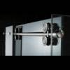 Picture of Custom Frameless Inline Shower Enclosure, Large Rollers, North American Certified Glass