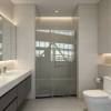 Picture of Full Stainless Steel Precision Cast Fittings, Durable Pivot Door Bathroom Shower Screen