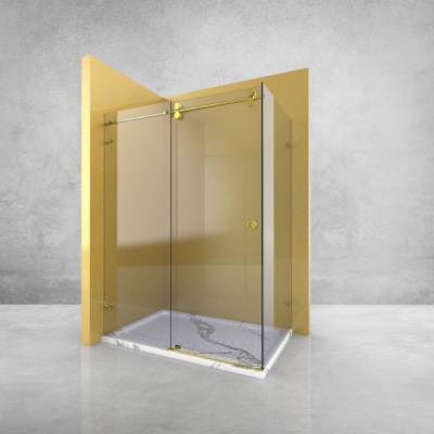 Australian Standard Square Stainless Steel Shower Screen Fittings Set, AS/NZS 2208