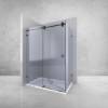 Picture of Australian Standard Square Stainless Steel Shower Screen Fittings Set, AS/NZS 2208