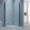 Picture of Square Folding Pivot Door Shower Enclosure, Toughened Glass, for Guesthouses and Hotels