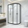Picture of Custom Quadrant Shower Enclosure Profile and Hardware Kit, Deep Processing