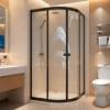 Picture of Custom Quadrant Shower Enclosure Profile and Hardware Kit, Deep Processing
