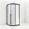 Picture of Quadrant Shower Enclosure Hardware Kit, 6mm Sliding Glass, Black 1.2mm Aluminium Profile