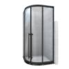 Picture of Quadrant Shower Enclosure Hardware Kit, 6mm Sliding Glass, Black 1.2mm Aluminium Profile