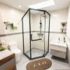 Picture of Neo-Angle Hinged Door Shower Enclosure, Stainless Steel Pivot Hinges, Toughened Glass