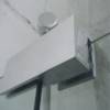 Picture of No Top Track Shower Door for Tall Users, Toughened Glass, Minimalist Square Sliding