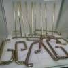 Picture of Neo-Angle Hinged Shower Enclosure Hardware Pack, Stainless Steel Hinges, Handle, Seals