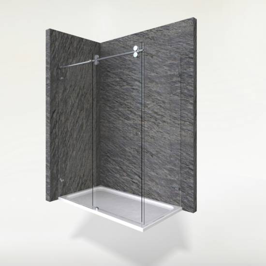 Picture of American Standard Sliding Shower Enclosure, Full SUS304 Stainless Steel Hardware