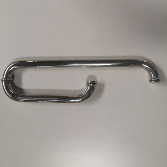 Picture of Stainless Steel Shower Enclosure Hardware, L-Shape Large Handle, 25mm Tube