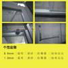Picture of Project Grade Toughened Glass Silver Aluminium Frame Double Roller Sliding Shower
