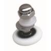 Picture of Old Style Shower Door Roller, Brass Axle Eccentric, Glass Hole 12, Wheel 22, 6-8mm