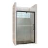 Picture of Art Laminated Glass Sliding Shower Screen, Nano Self-Cleaning, Stainless Steel, Custom Sizes