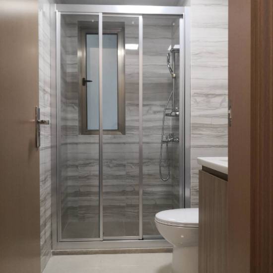 Picture of Shower Enclosure Plastic Hardware Set, Glass Partition Fittings, Aluminium Profile