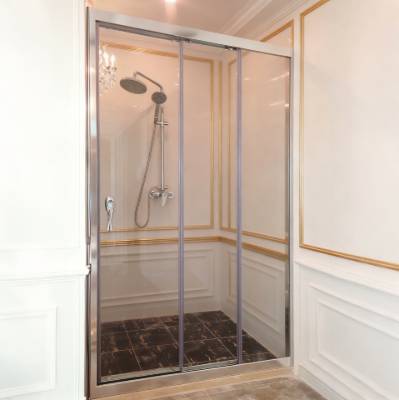 Shower Enclosures for Developers and Hotels, Linked Sliding Doors, Installation Team