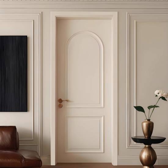 Picture of American and French Vintage Lacquered Solid Wood Composite Bedroom Door, Customisable