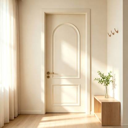 Picture of Customisable French Style Lacquered Solid Wood Interior Door Set for Bedrooms
